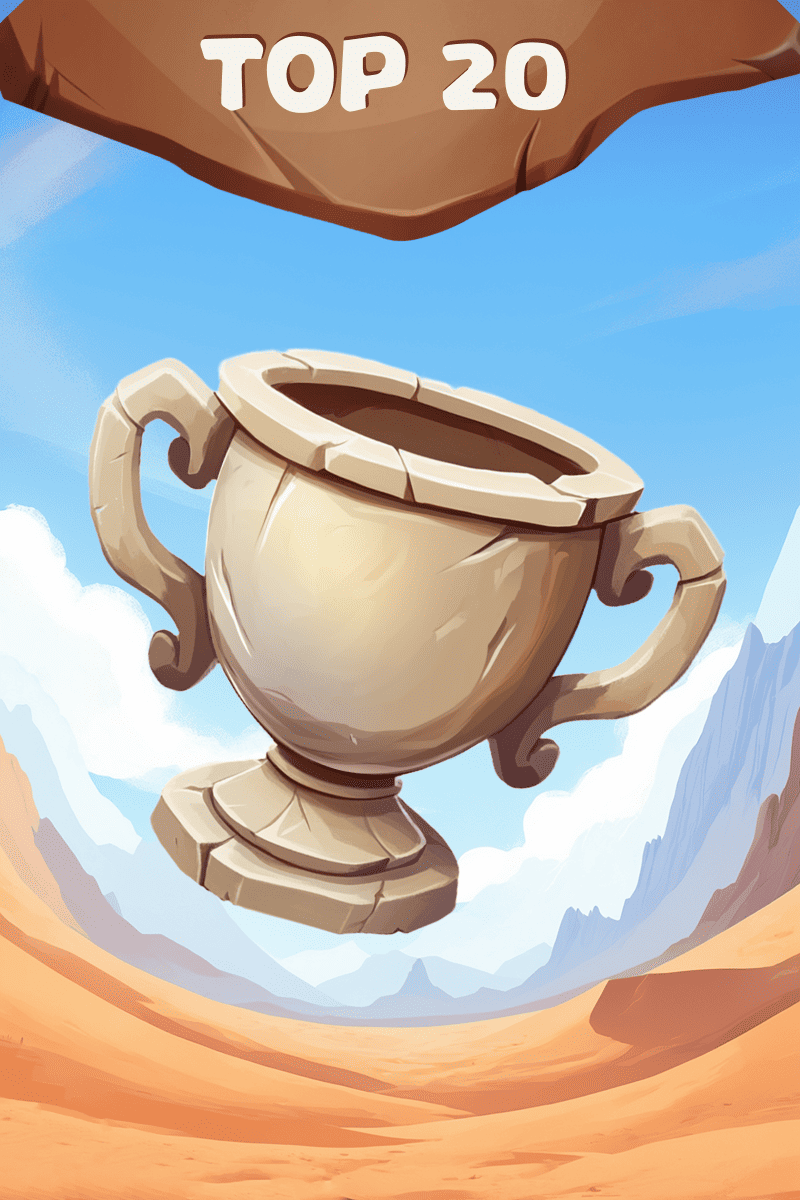 Uvrstitev med TOP 20 na turnirju