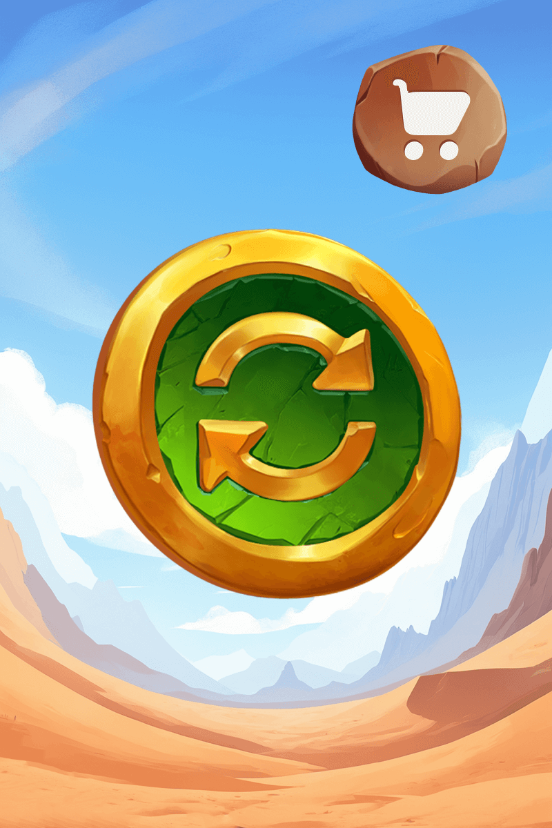 Nakup brezplačnih vrtenj v trgovini