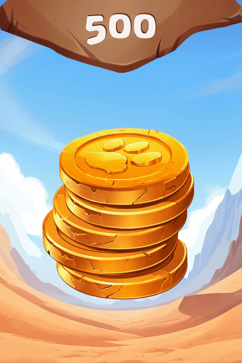 قم بتجميع 500 عملة